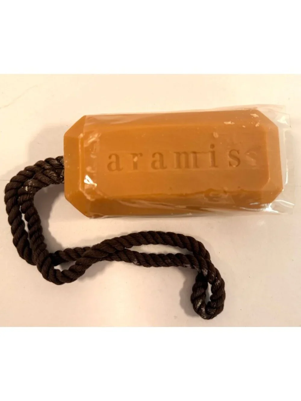 Vintage Aramis Body Shampoo Soap on a Rope Bar Soap New 5.7oz READ
